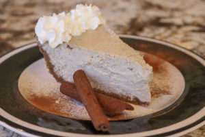 holiday spice cheesecake