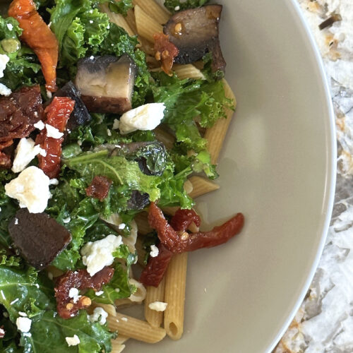 Mushroom Kale Pasta